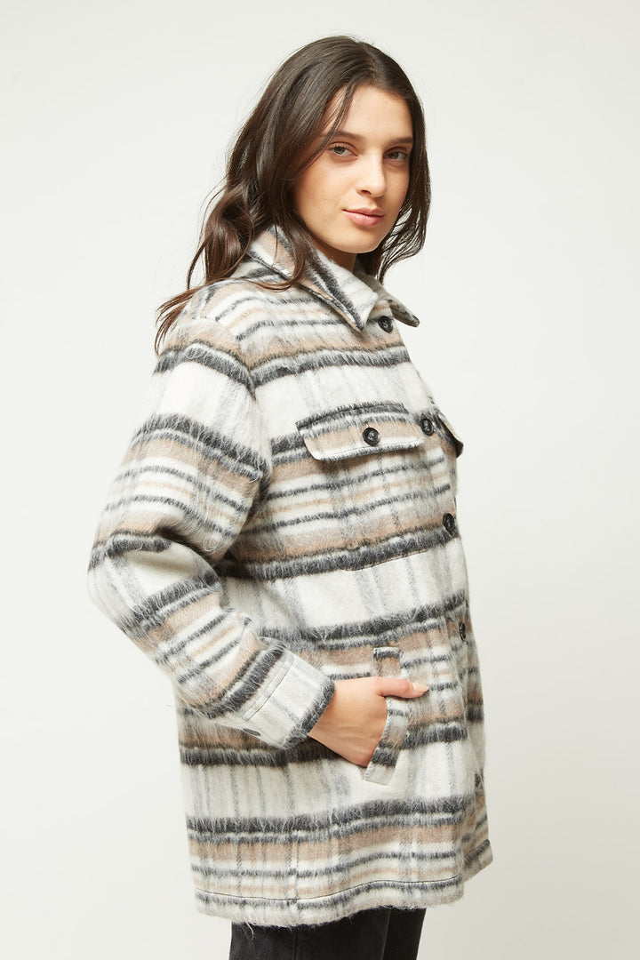 Chaqueta Scottish Sustentable Mujer Lt Brown