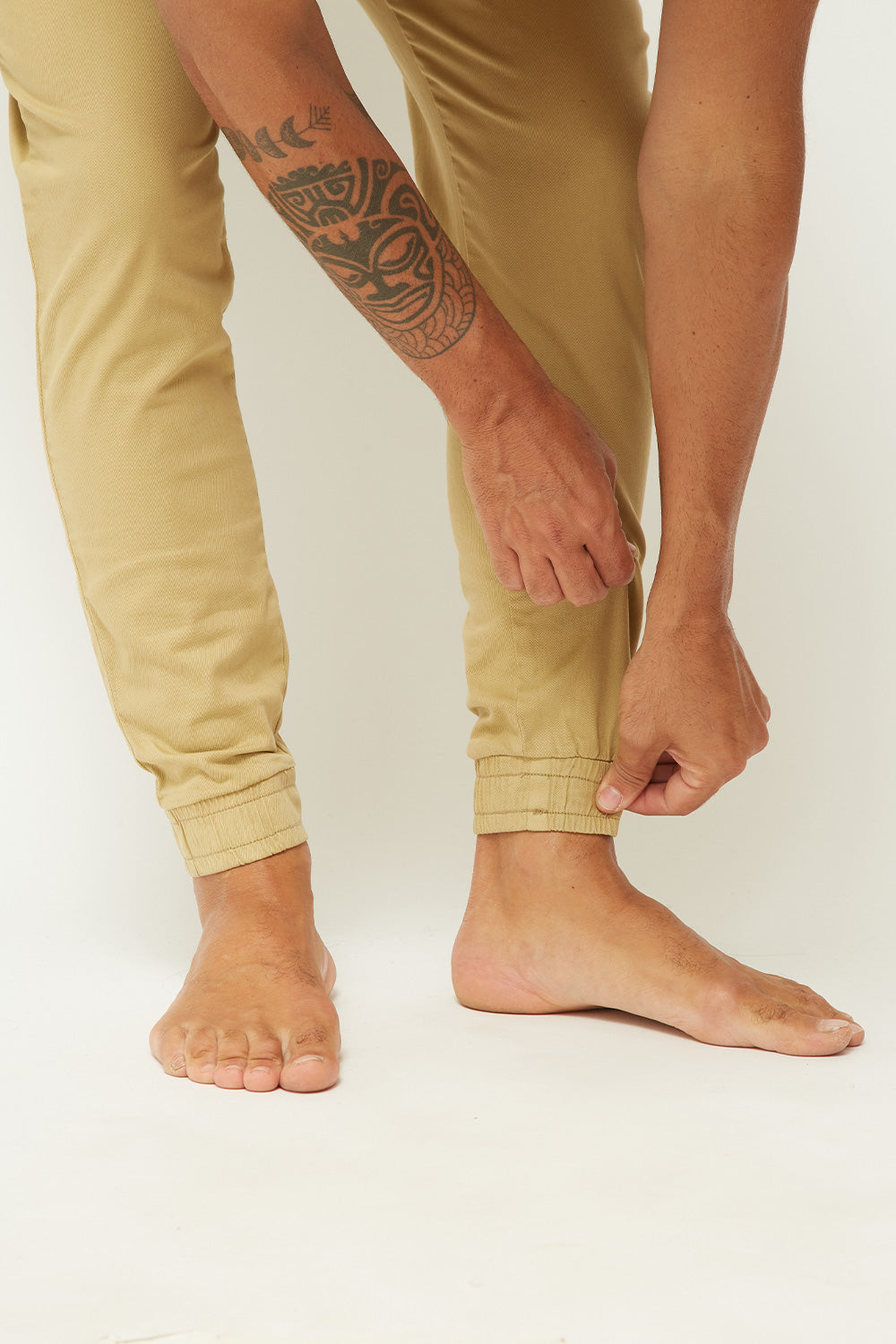 Pantalón Jogger Algodón Orgánico Hombre Camel