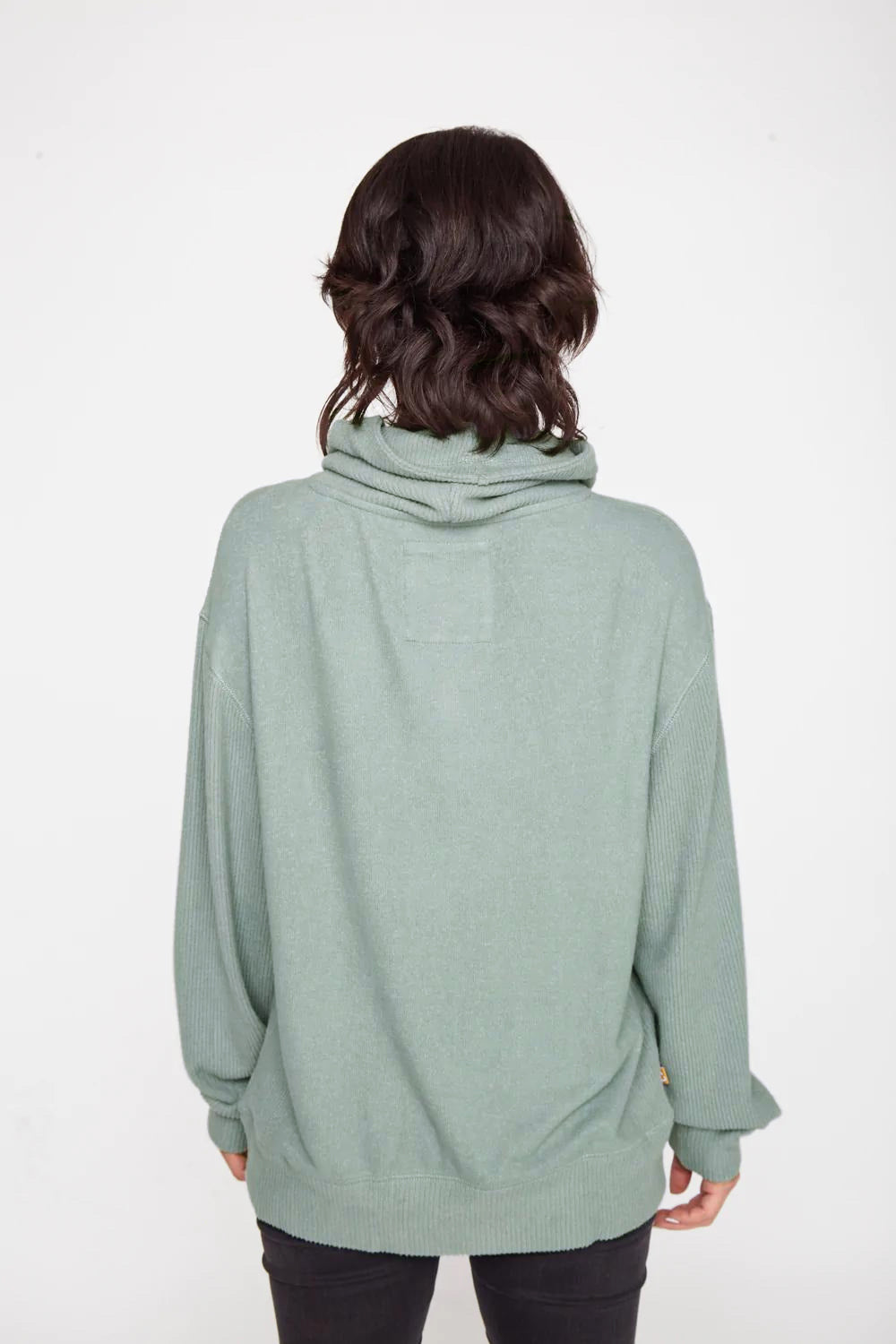 Sweater Estrata Orgánico Verde Mujer