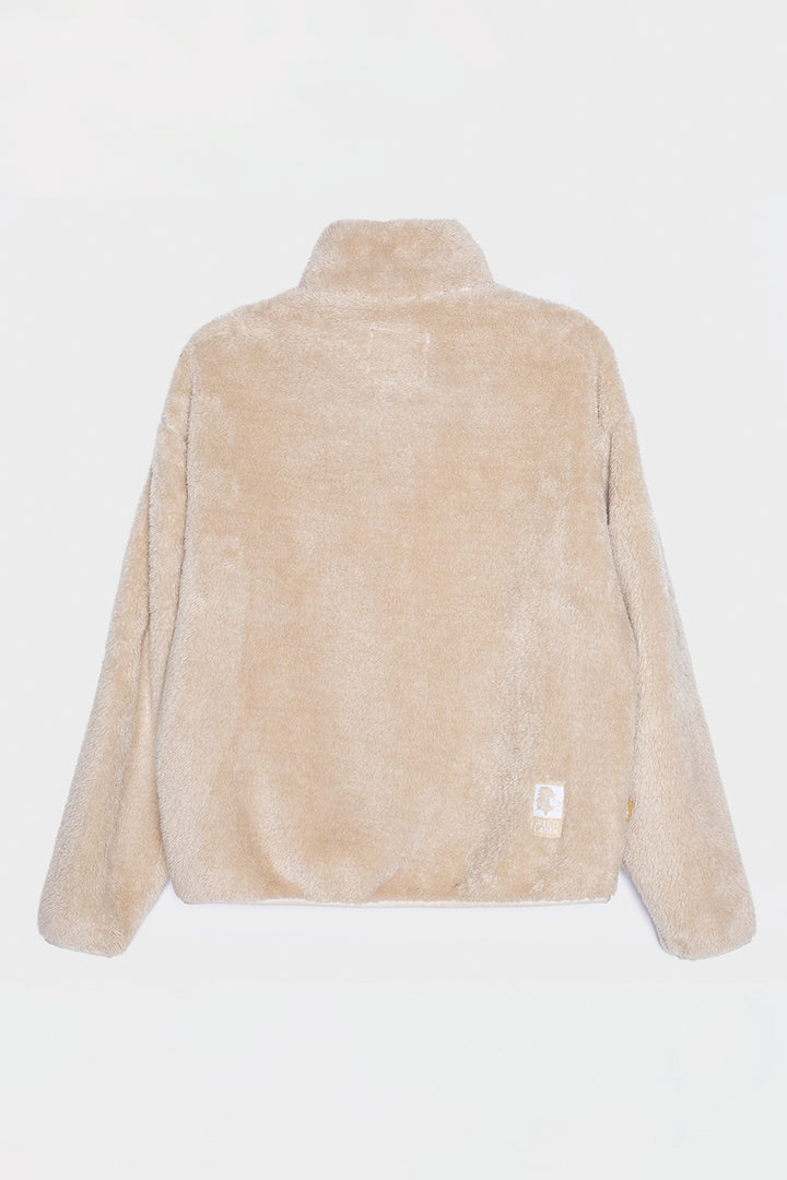 Polar Bruma Shaggy Reciclado Beige Mujer