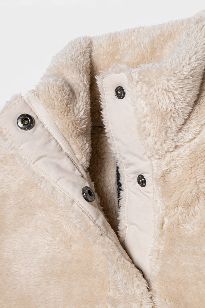 Polar Bruma Shaggy Reciclado Beige Mujer