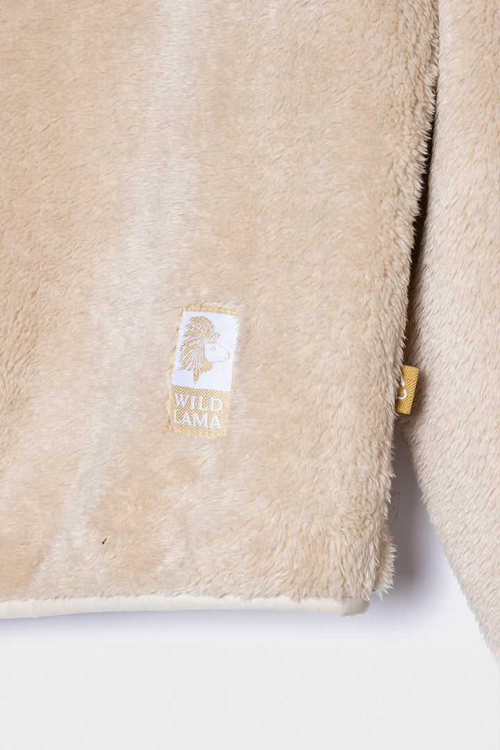 Polar Bruma Shaggy Reciclado Beige Mujer
