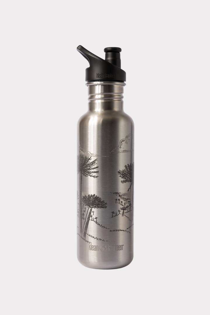 Botella Clásica Deportiva Conguillio Zorro Chilote x Klean Kanteen
