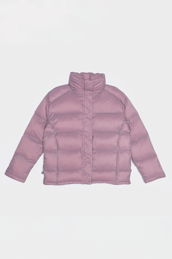 Parka Essential Puffa Reciclada Lila Mujer