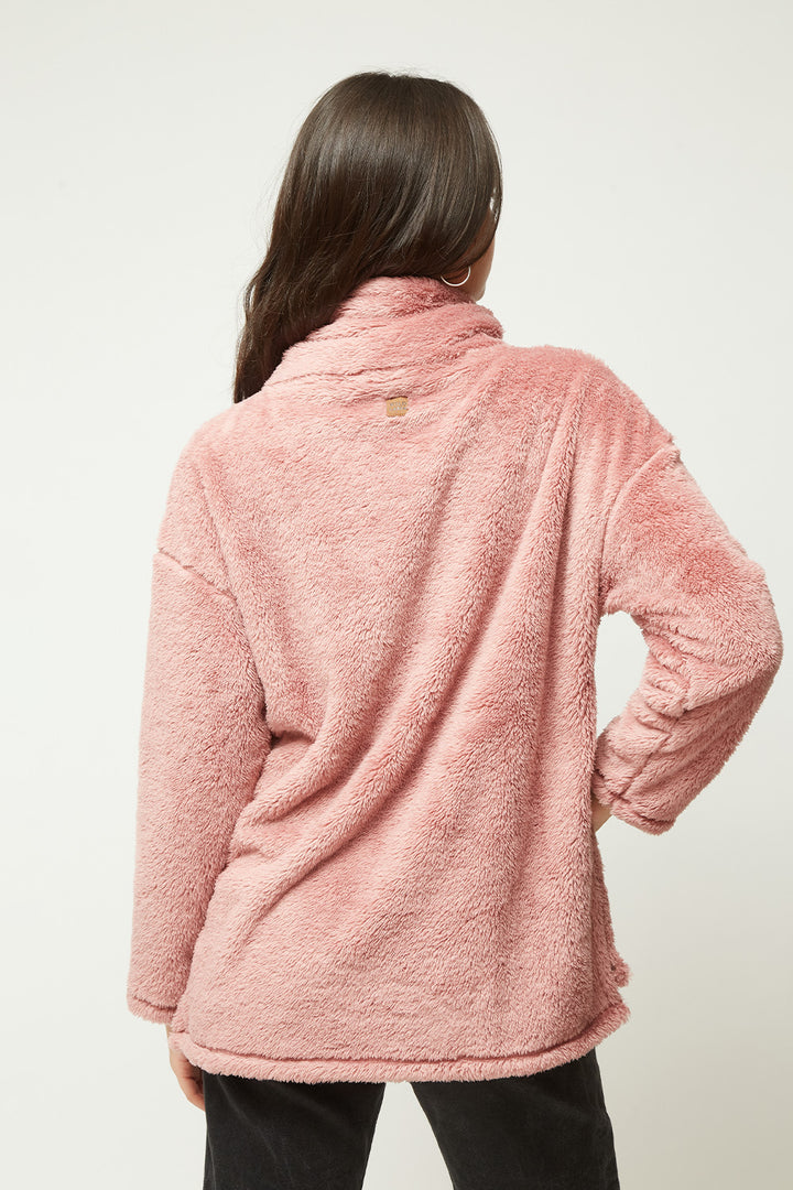 Polar Long Fit Reciclado Mujer Rosado
