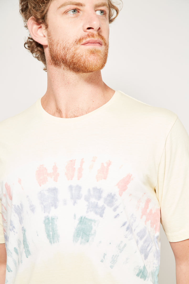 Polera Spray Algodón Orgánico Hombre Nude