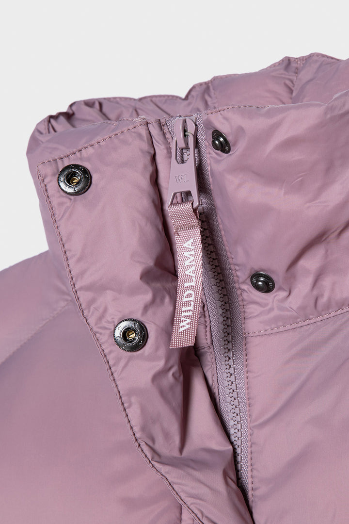 Parka Essential Puffa Reciclada Lila Mujer
