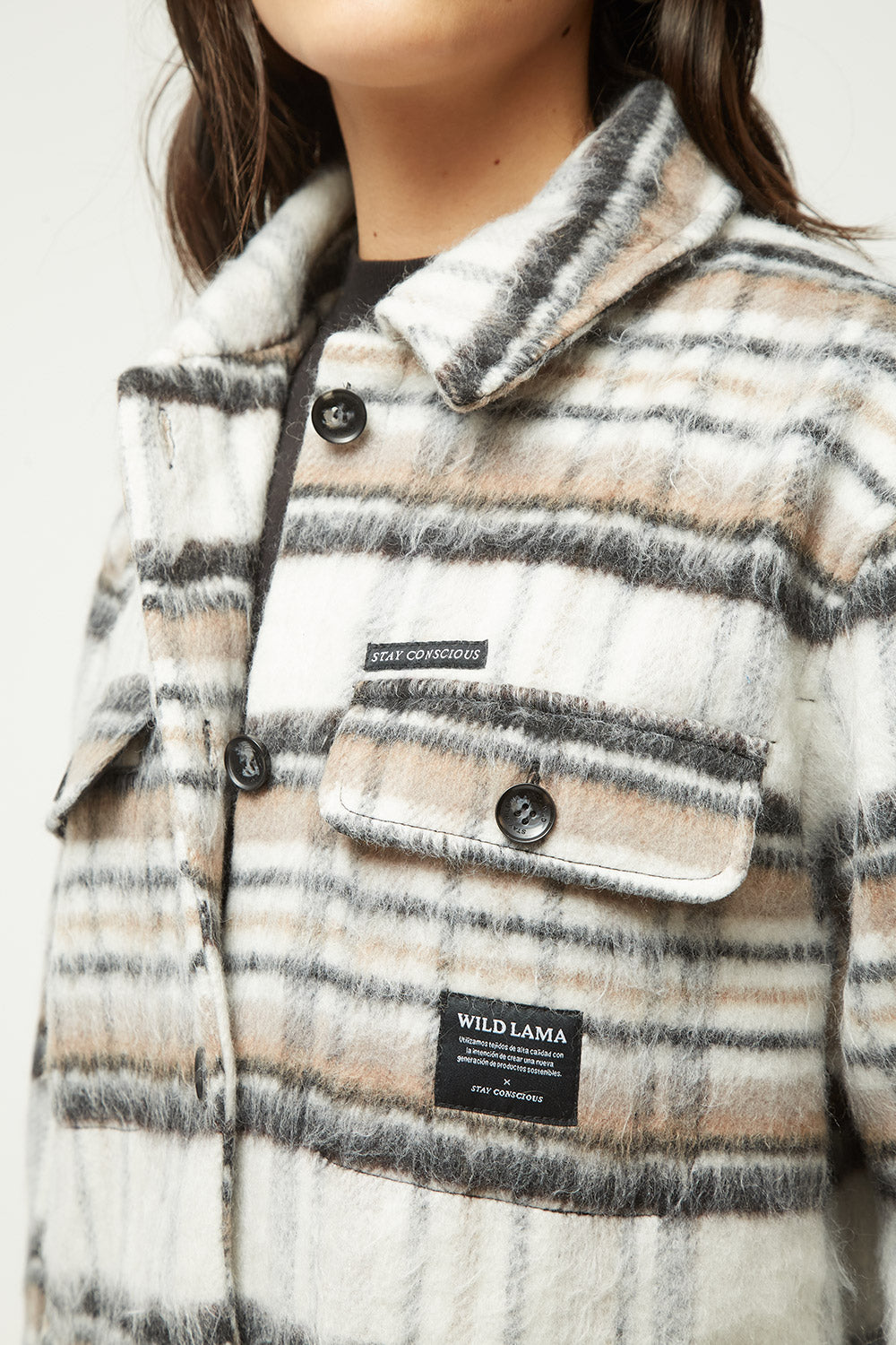 Chaqueta Scottish Sustentable Mujer Lt Brown