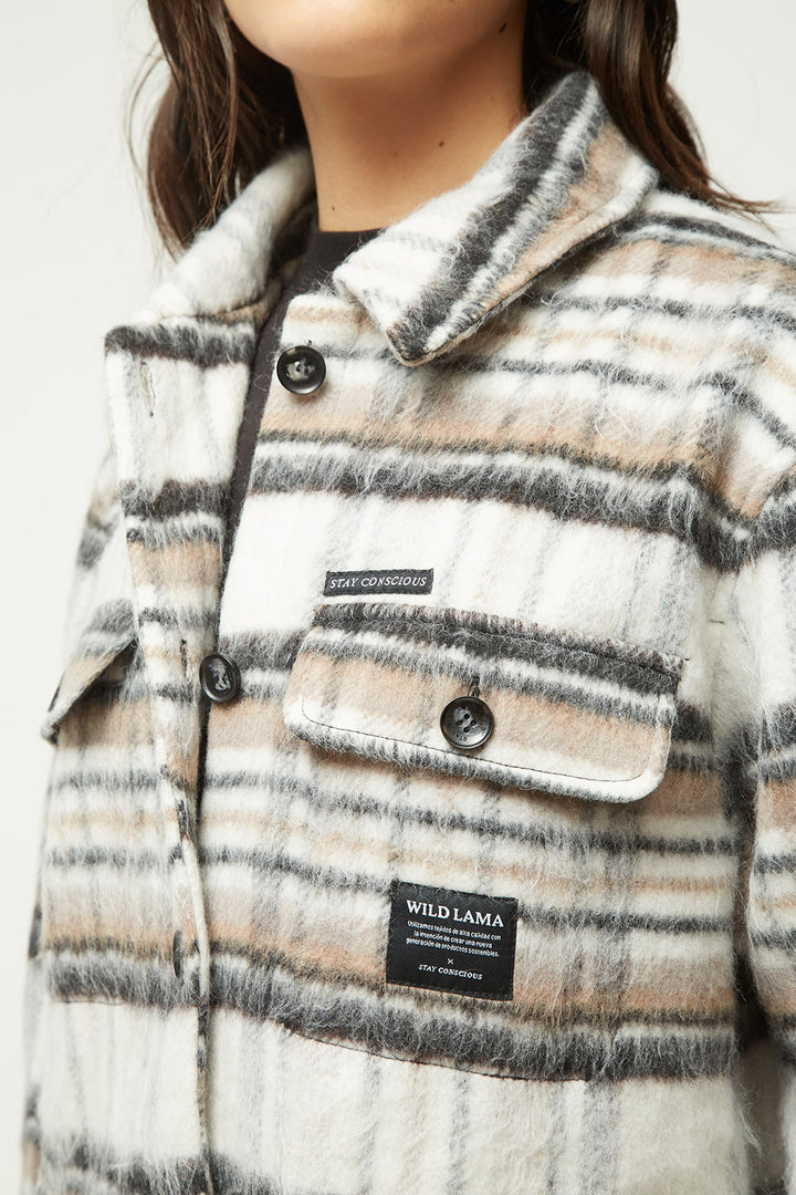 Chaqueta Scottish Sustentable Mujer Lt Brown