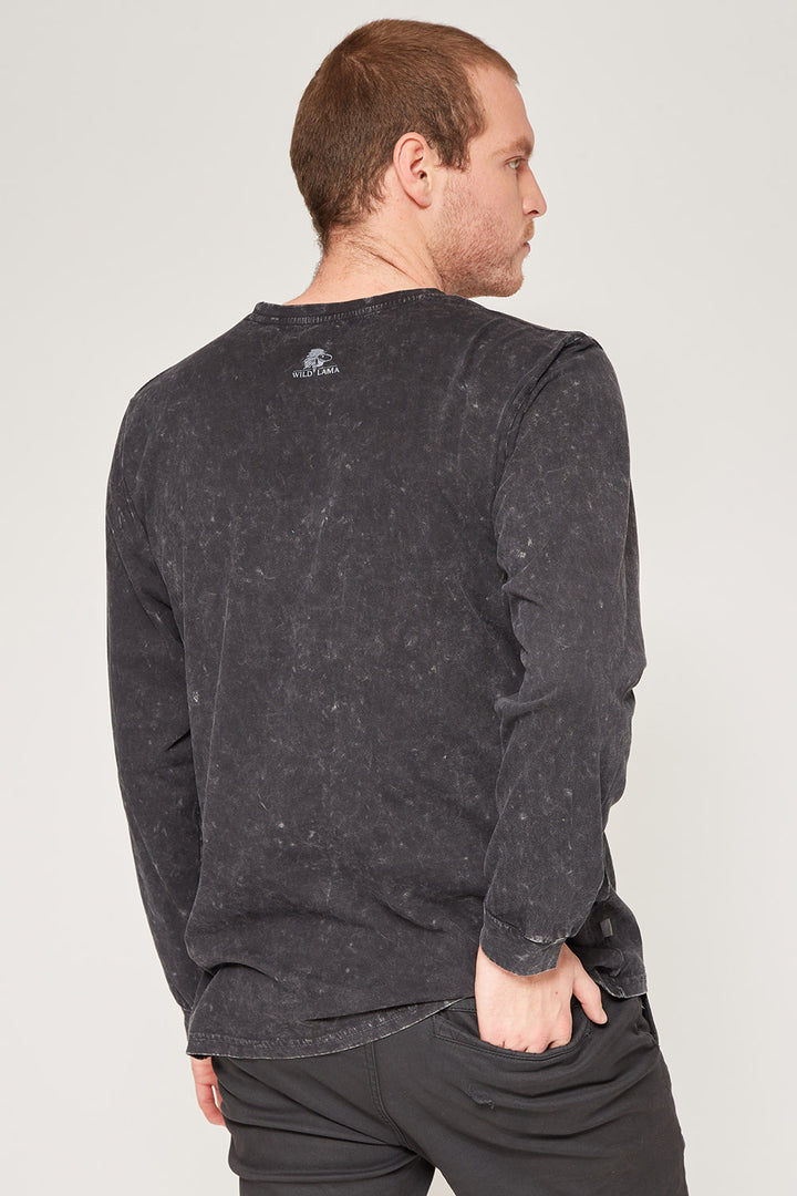 Polera Cóndor Orgánica Hombre Negro