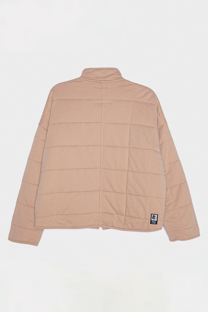 Chaqueta Quilt Loa Orgánica Café Mujer
