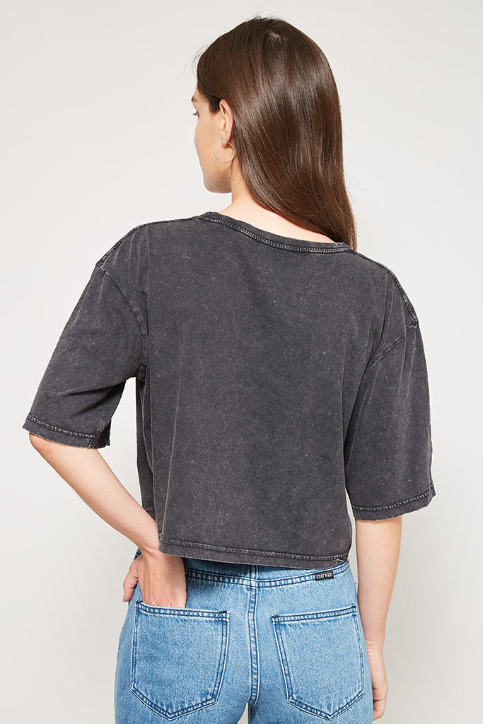 Polera Wild Eagle Algodón Orgánico Mujer Negra