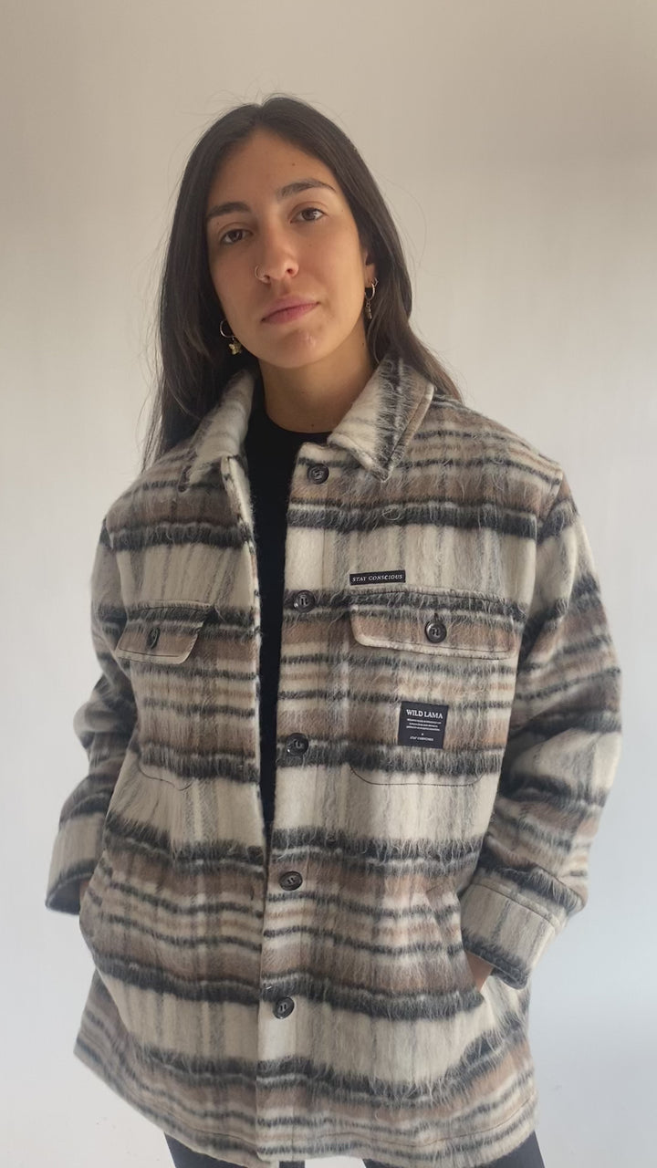 Chaqueta Scottish Sustentable Mujer Lt Brown