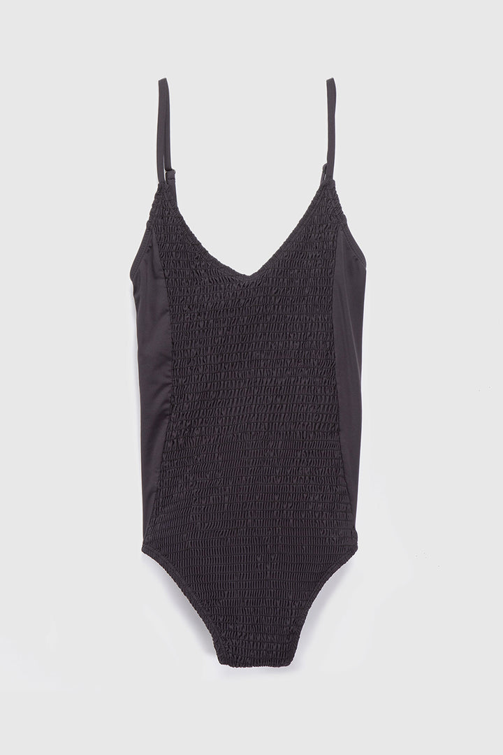 Traje de Baño Palmar Reciclado Negro Mujer