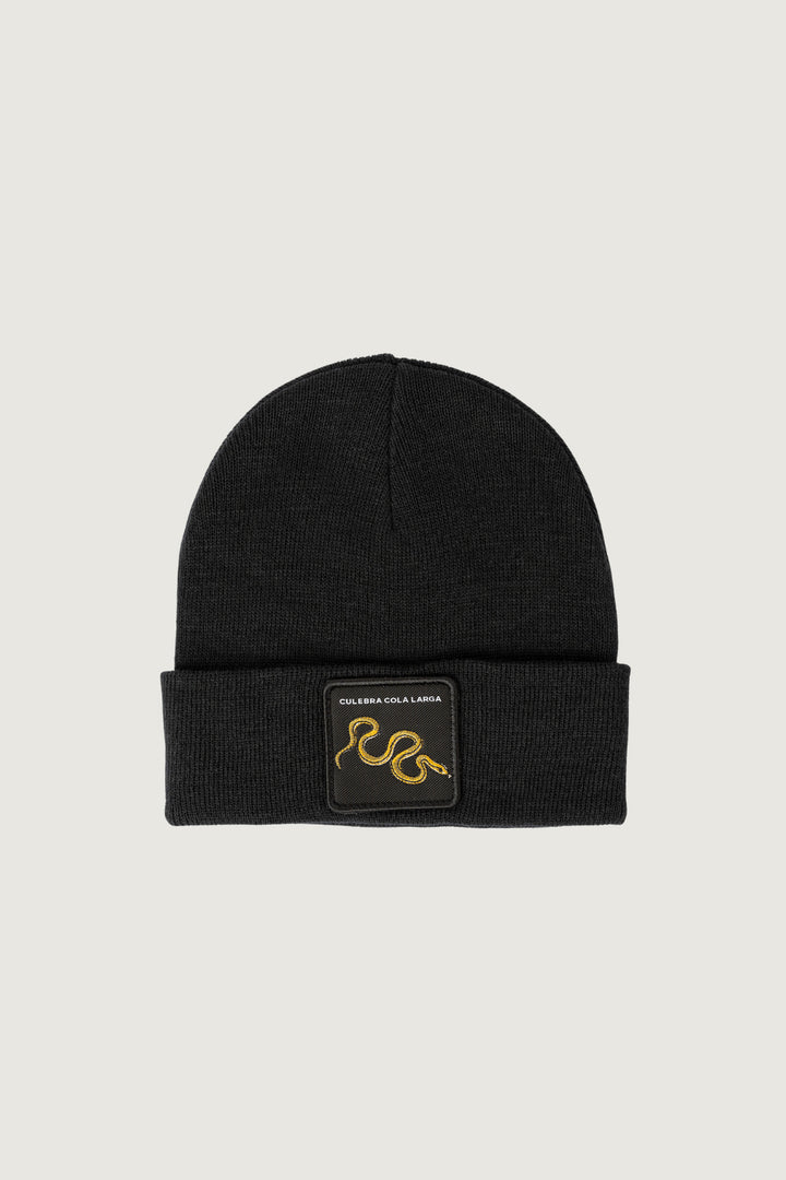 Gorro Culebra Cola Larga Reciclado Fit Medio Negro