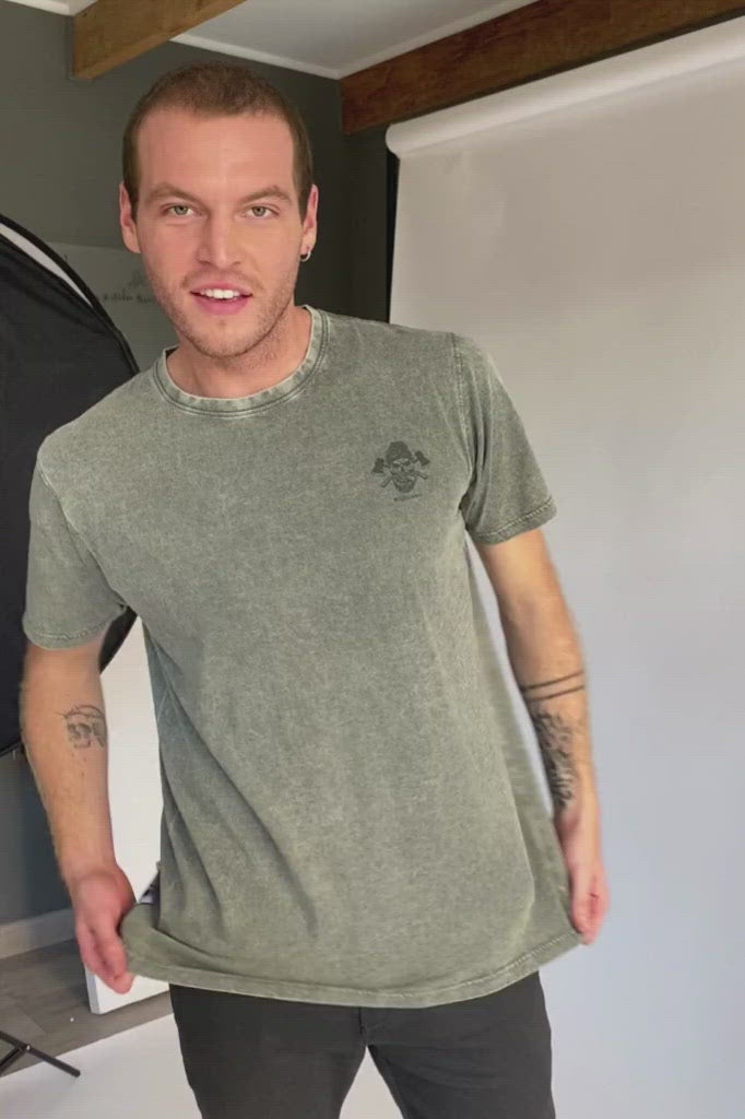 Polera Essential Orgánica Hombre Verde