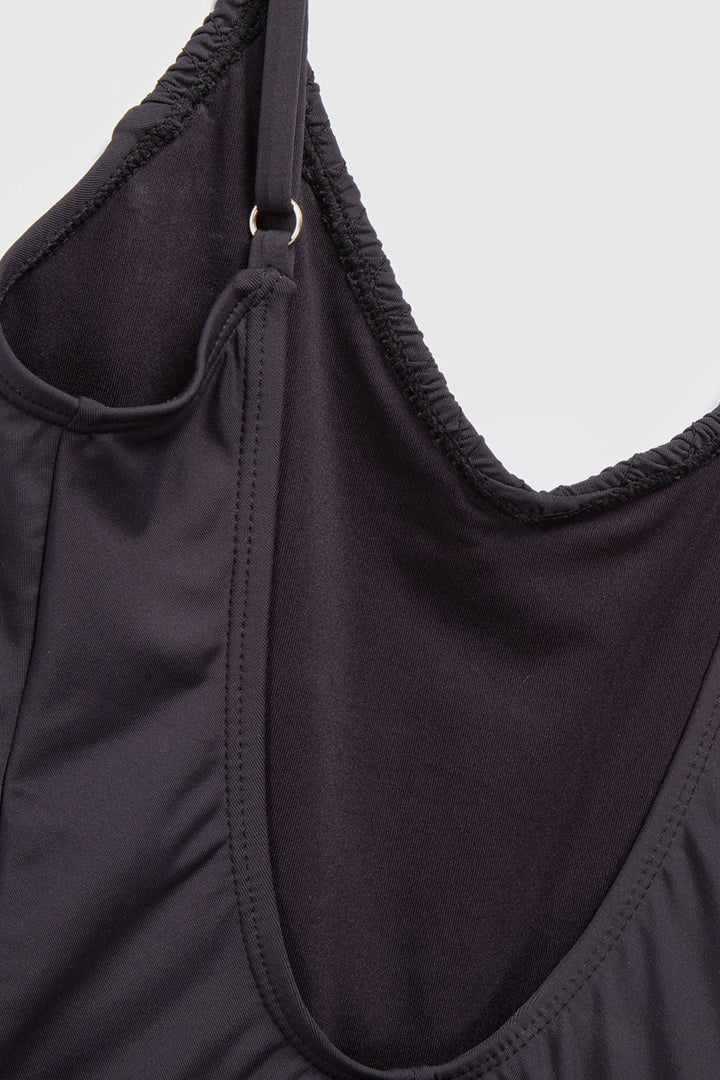 Traje de Baño Palmar Reciclado Negro Mujer