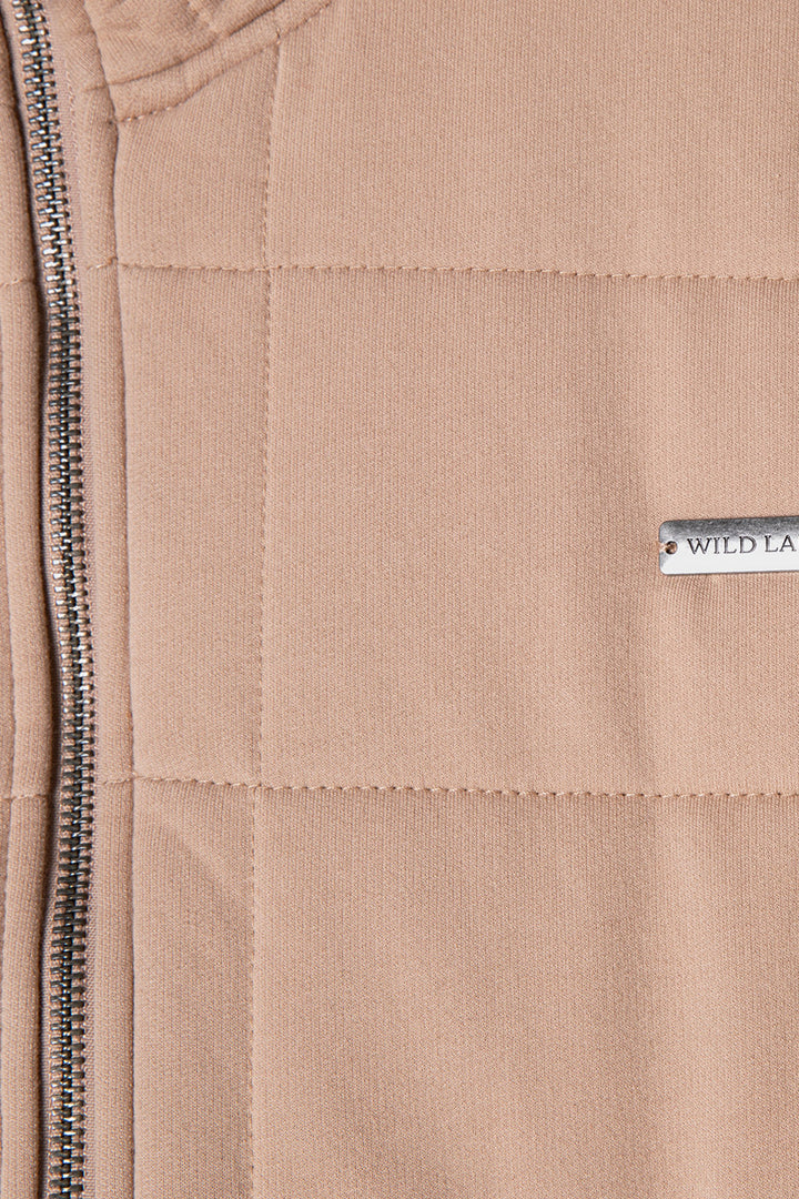 Chaqueta Quilt Loa Orgánica Café Mujer