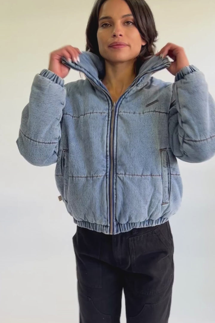 Puffa Denim Orgánico Mujer
