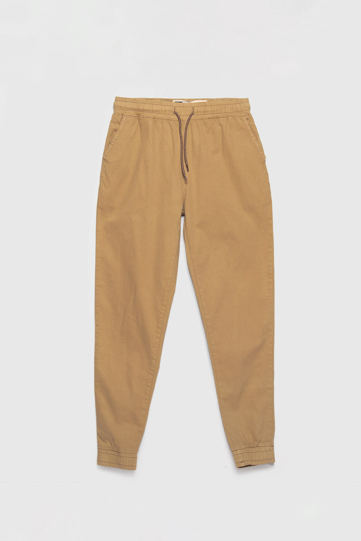 Pantalón Jogger Algodón Orgánico Hombre Camel