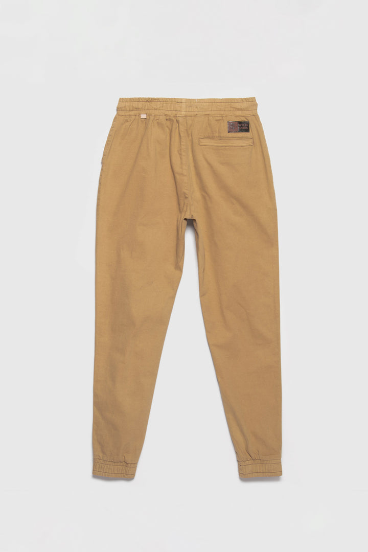 Pantalón Jogger Algodón Orgánico Hombre Camel
