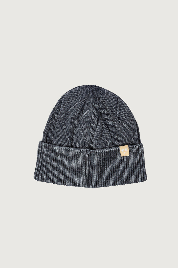 Gorro Acid Wash Algodón Orgánico Fit Corto Azul
