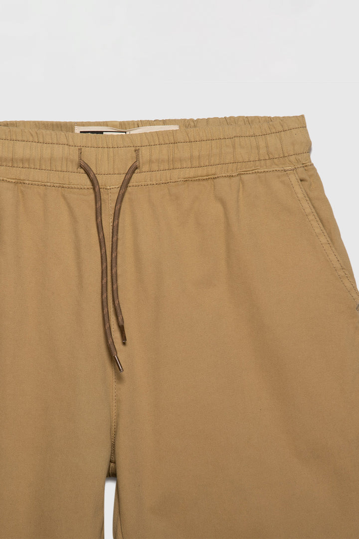 Pantalón Jogger Algodón Orgánico Hombre Camel