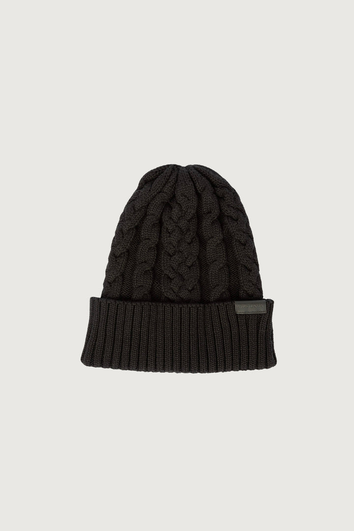 Gorro Algodón Orgánico Fit Largo Negro