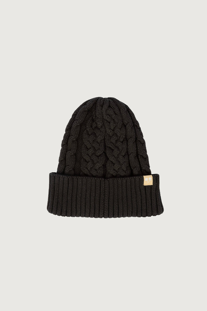 Gorro Algodón Orgánico Fit Largo Negro