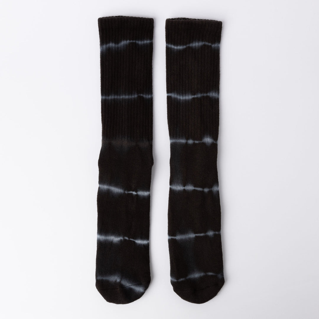 Calcetín Rayas Tie Dye Negro Hombre (40 a 44)