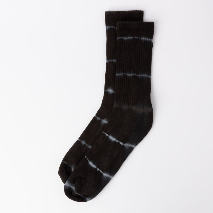 Calcetín Rayas Tie Dye Negro Hombre (40 a 44)