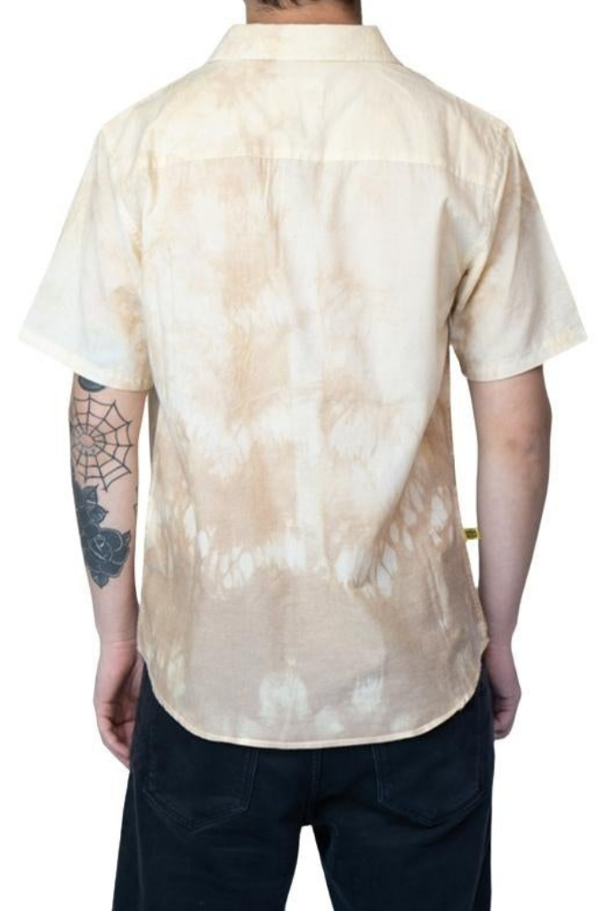 Camisa Liviana Essential Orgánica Hombre Tie Dye Brown