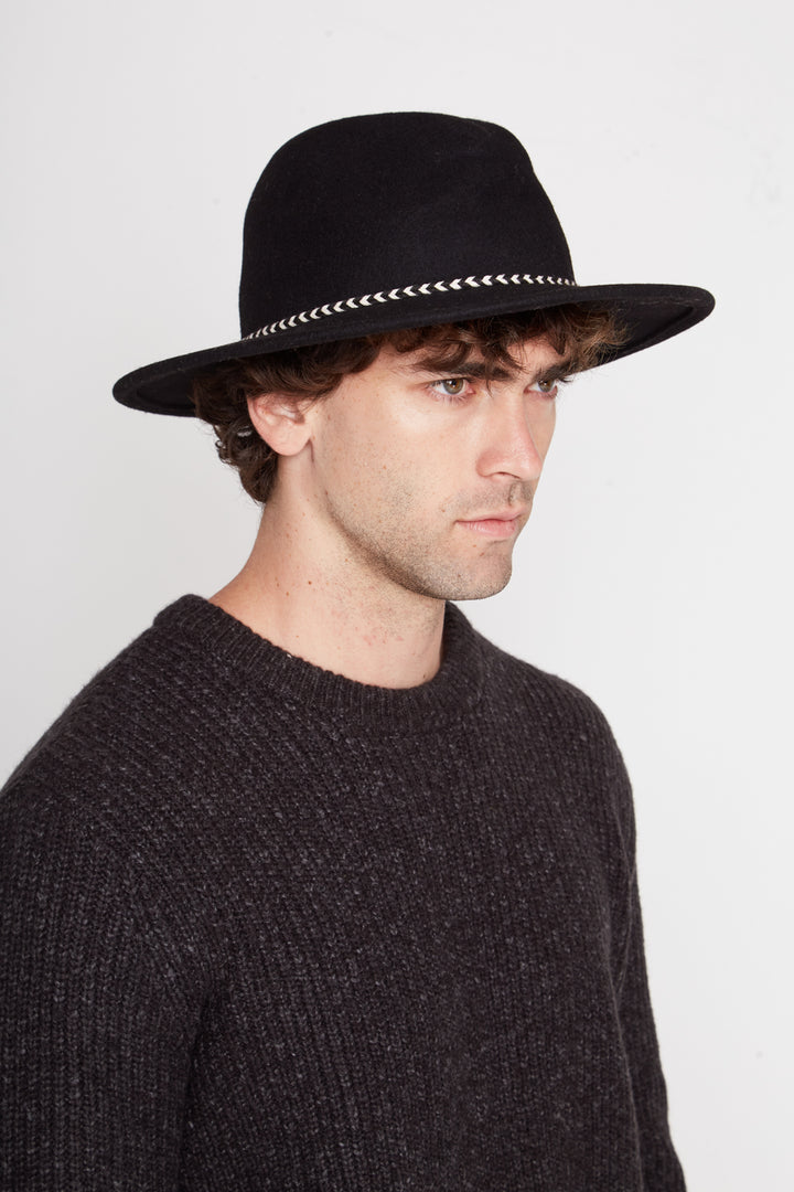 Sombrero Lana Coachella Negro | Wild Lama
