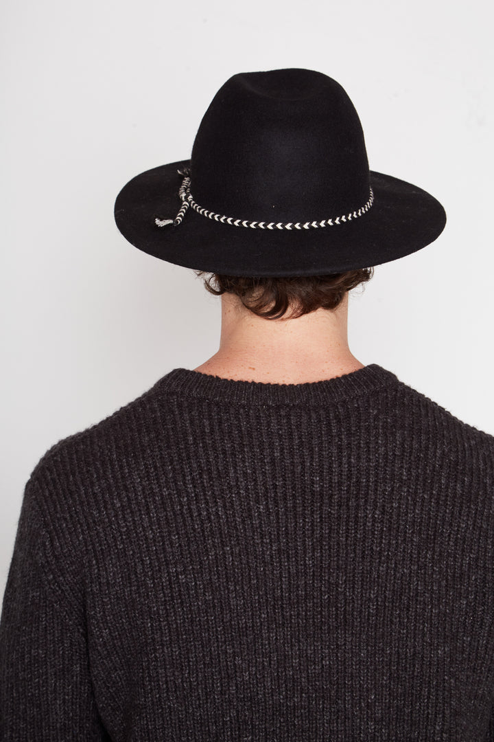 Sombrero Lana Coachella Negro | Wild Lama
