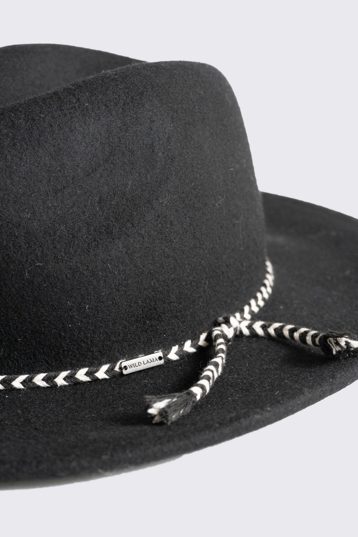Sombrero Lana Coachella Negro | Wild Lama