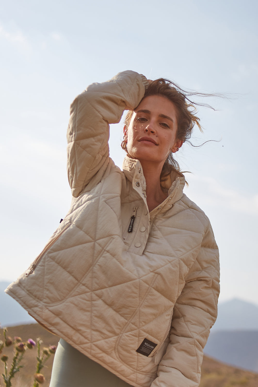Parka Garo Reciclado Arena Mujer MOVE
