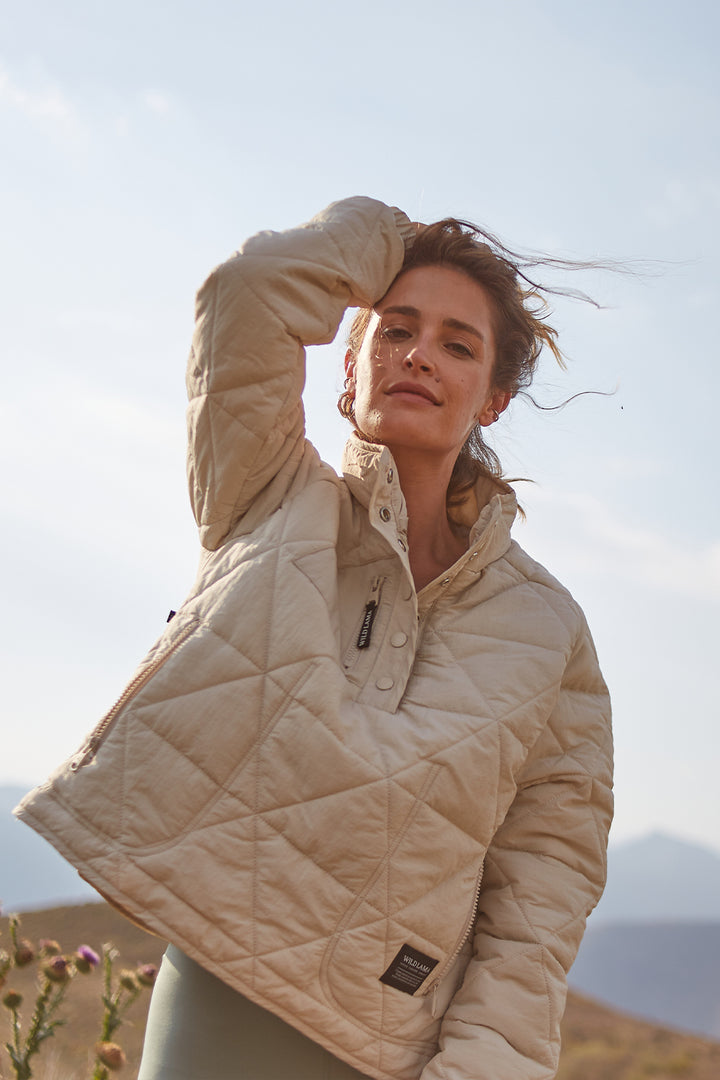 Parka Garo Reciclado Arena Mujer MOVE
