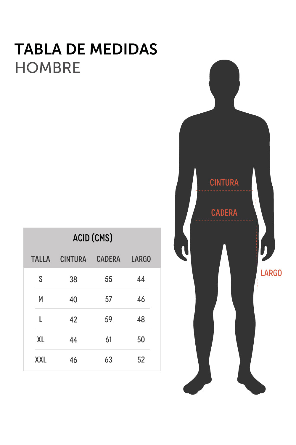 Traje de Baño Acid Solid Rosado Hombre