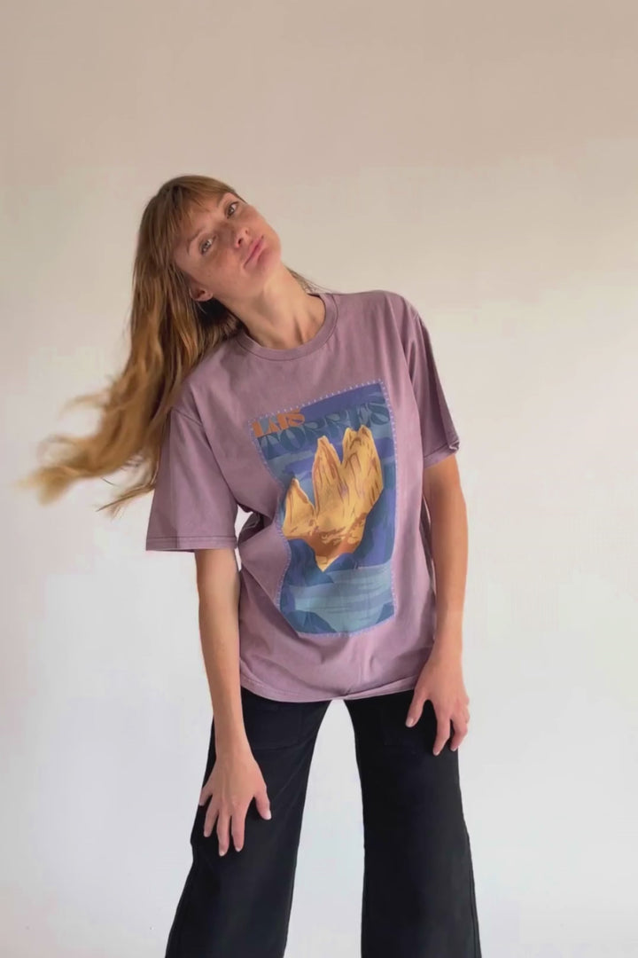Polera Parques Con Causa Lila Mujer