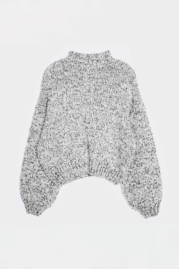 Sweater Maiten Orgánico Negro Mujer