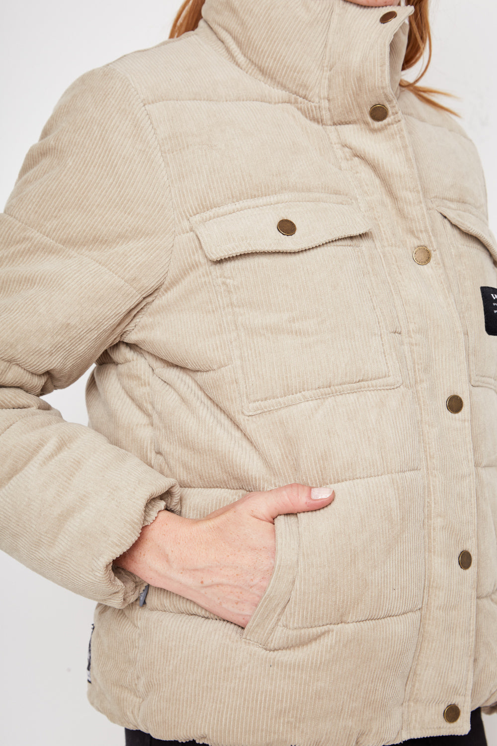 Parka Chic Puffa Orgánica Reciclada Café Mujer
