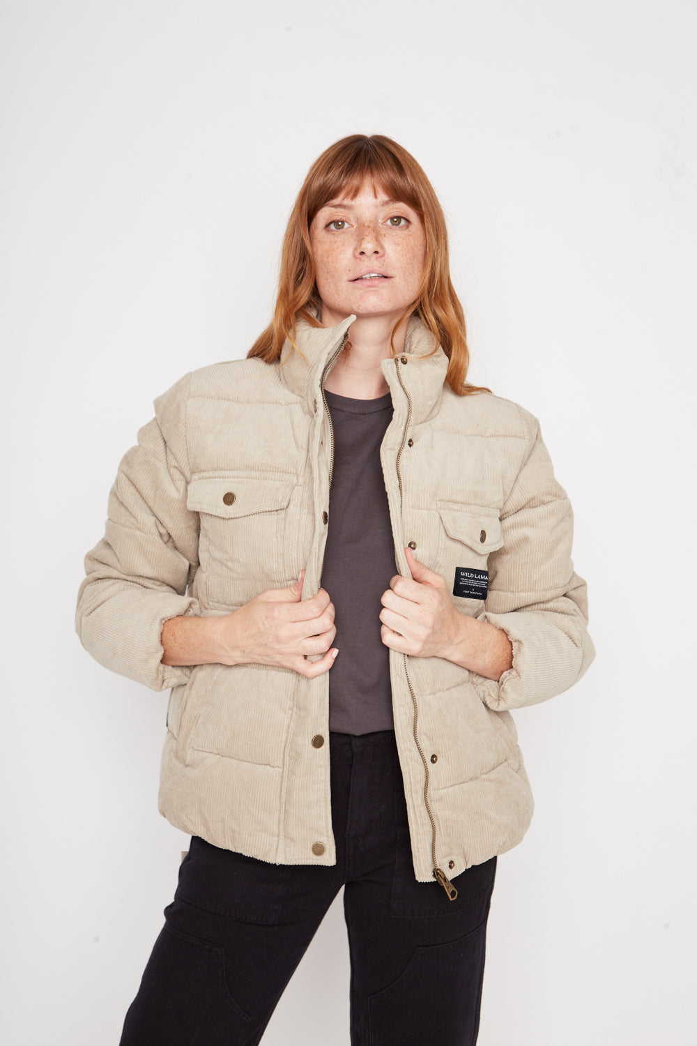 Parka Chic Puffa Orgánica Reciclada Café Mujer