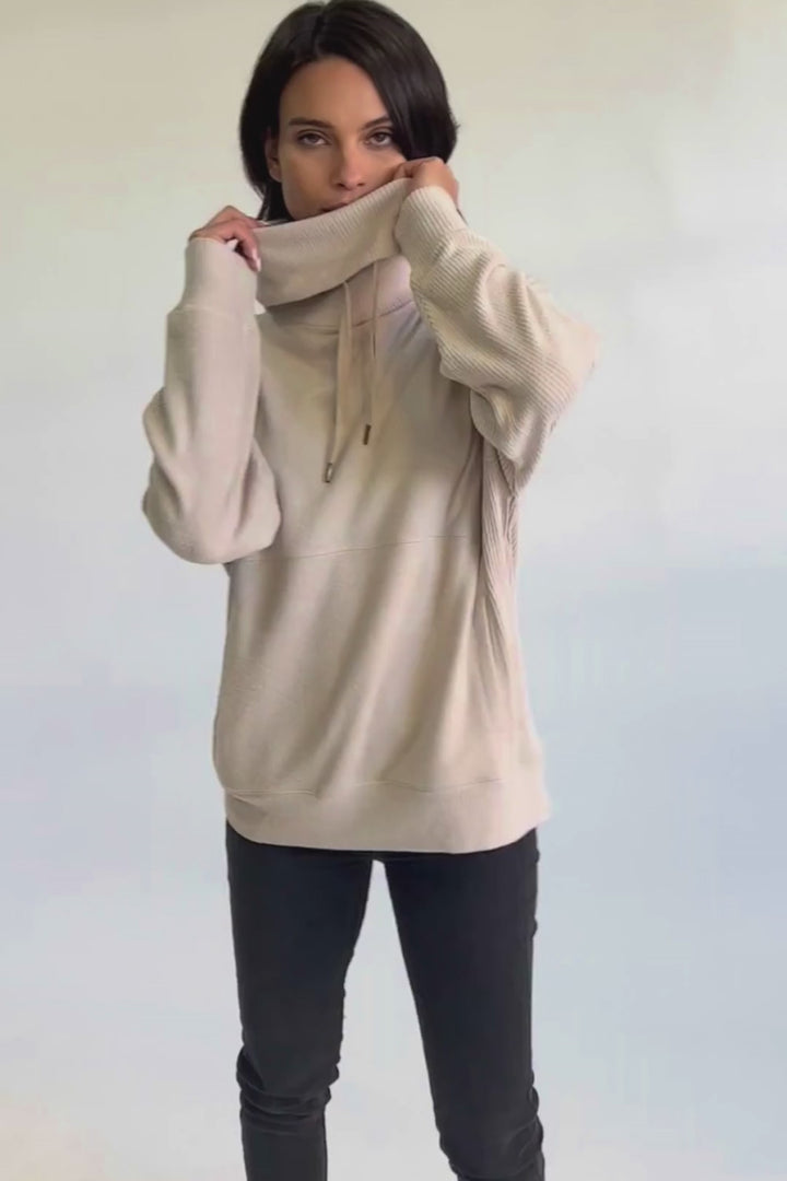 Sweater Estrata Orgánico Beige Mujer