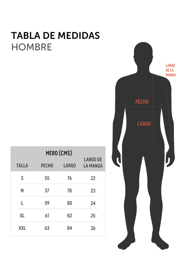Guayabera Mero Negro Animales Hombre