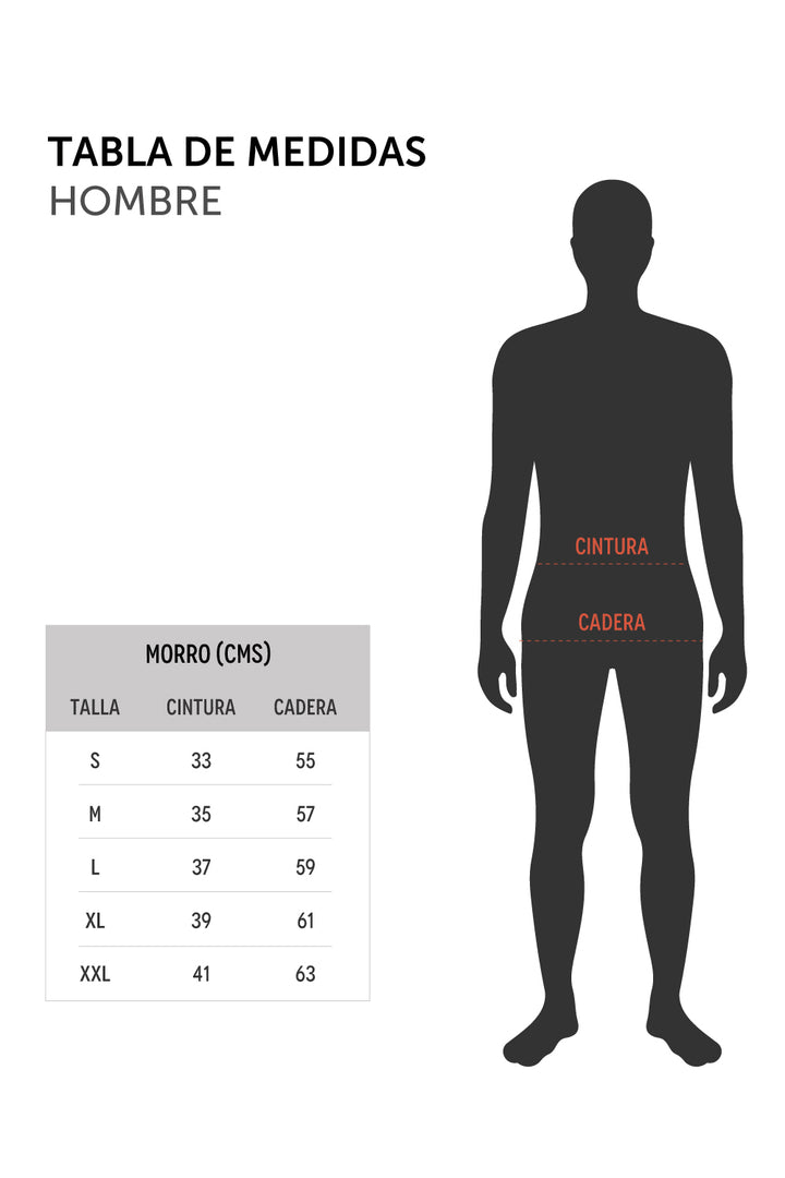 Short Morro Negro Hombre
