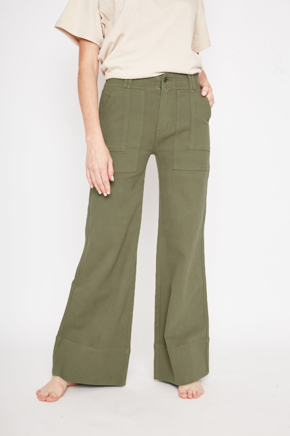 Pantalón Tamarugo Orgánico Verde Mujer