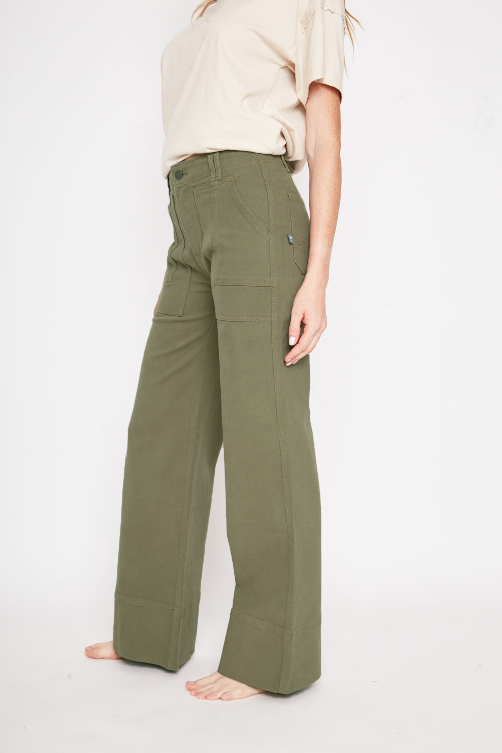Pantalón Tamarugo Orgánico Verde Mujer