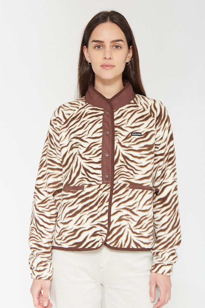 Polar Dias Fleece Reciclado Café Mujer