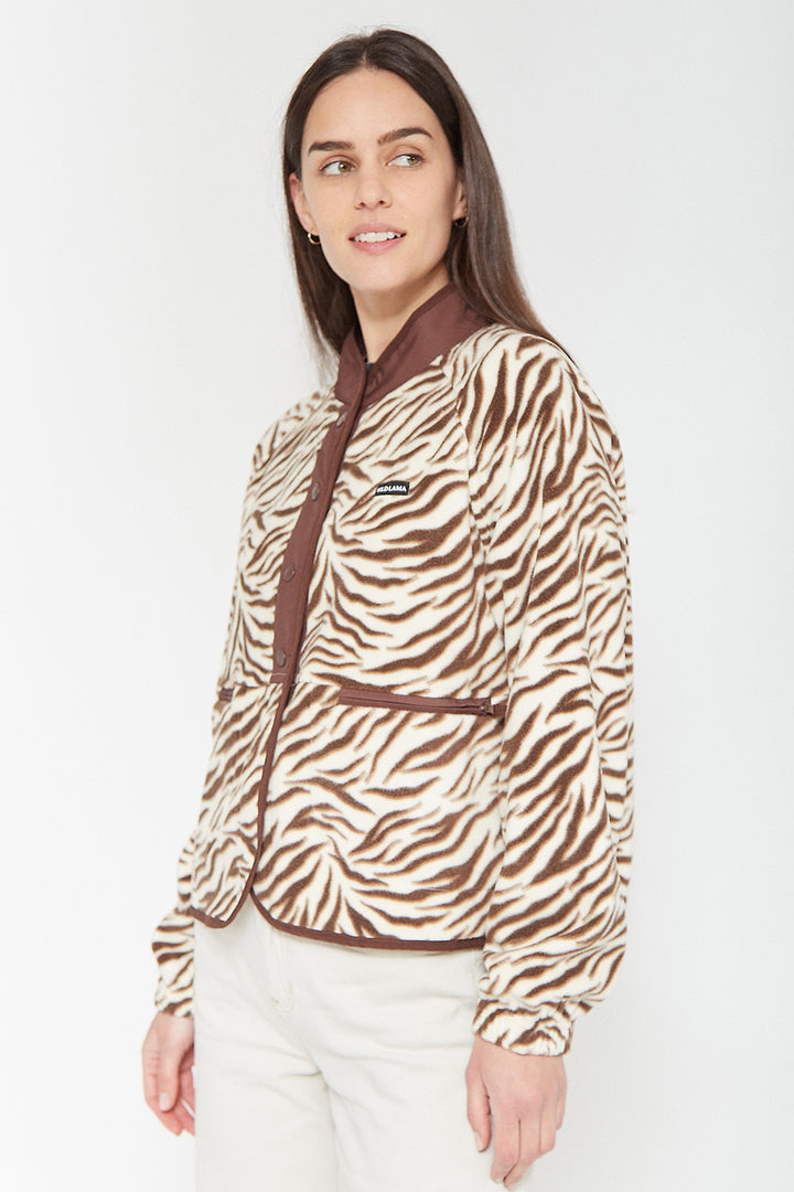 Polar Dias Fleece Reciclado Café Mujer