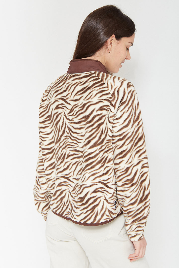 Polar Dias Fleece Reciclado Café Mujer